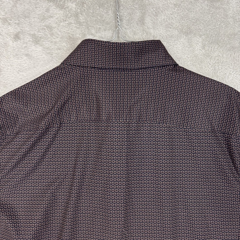 Mizzen & Main Shirt Mens Large Leeward Trim Comfort 4 Way Stretch Performance - Picture 10 of 15